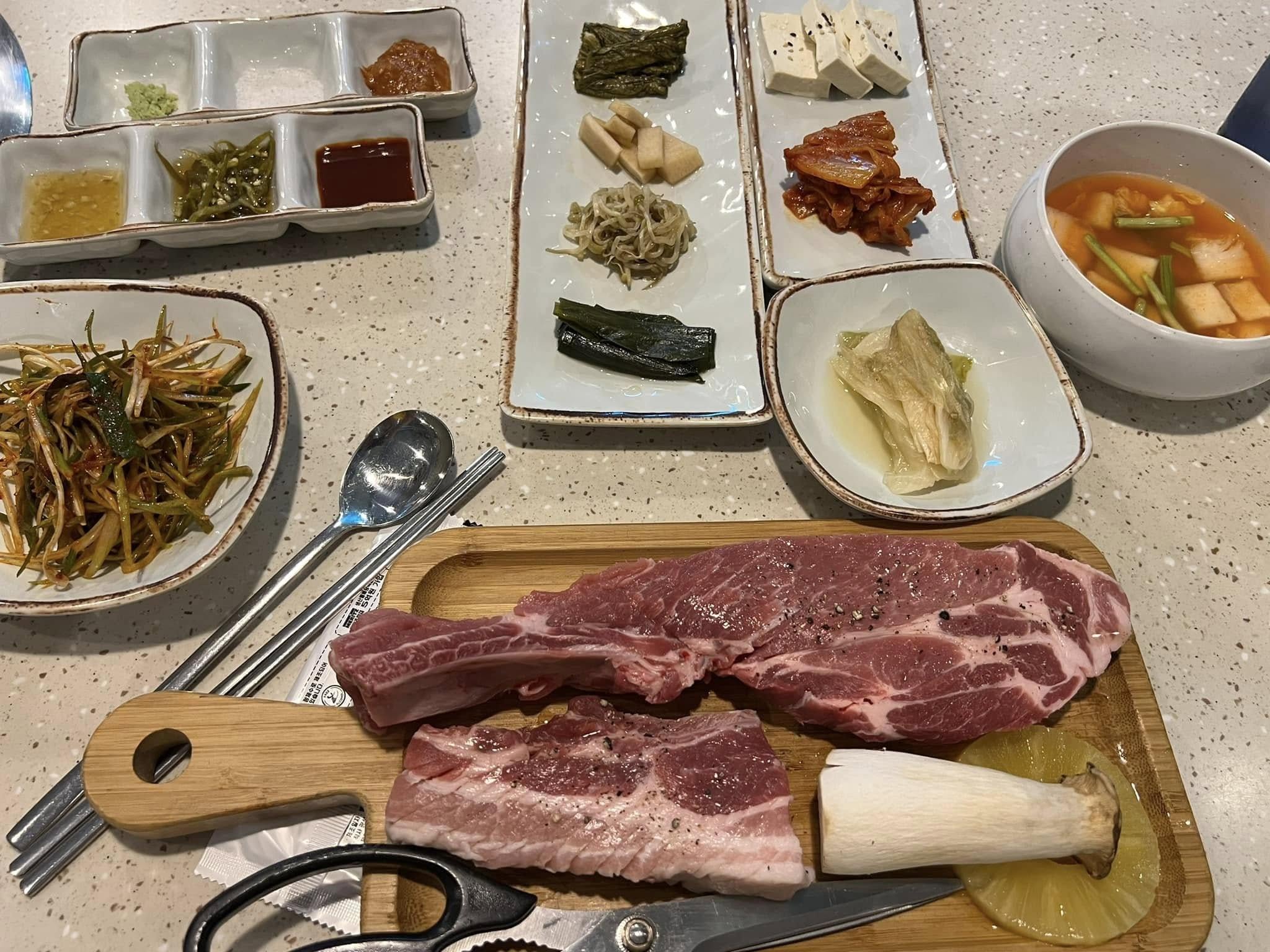 I think Korea is my favorite place in the world for food.